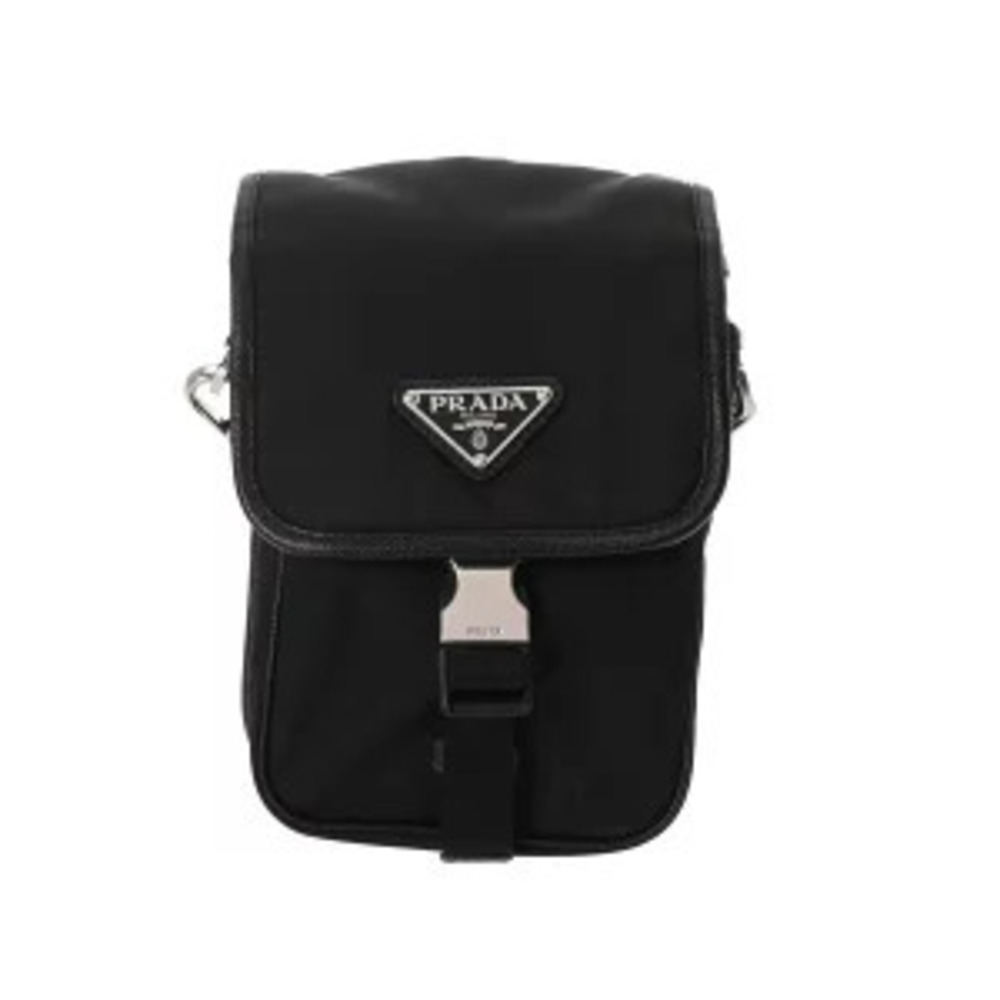 Prada Black Saffiano Leather Shoulder Bag